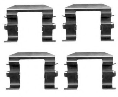 Скобы тормозных колодок BEHR/HELLA 8DZ 355 204-491