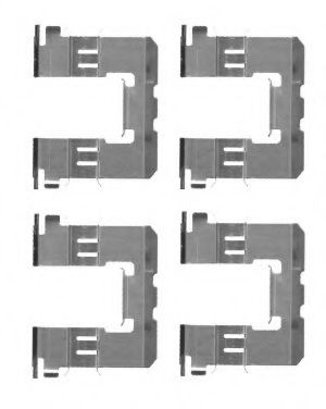 Скобы тормозных колодок BEHR/HELLA 8DZ 355 204-591