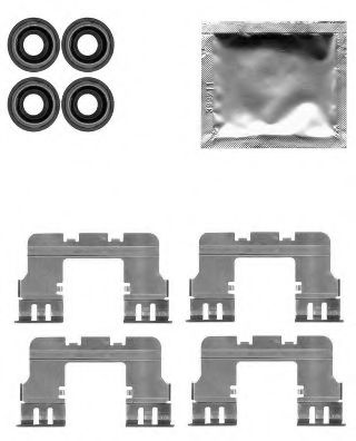 Скобы тормозных колодок BEHR/HELLA 8DZ 355 204-771