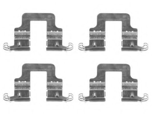 Скобы тормозных колодок BEHR/HELLA 8DZ 355 204-851