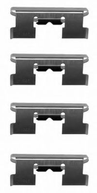 Скобы тормозных колодок BEHR/HELLA 8DZ 355 204-861