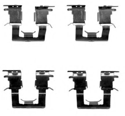 Скобы тормозных колодок BEHR/HELLA 8DZ 355 204-921