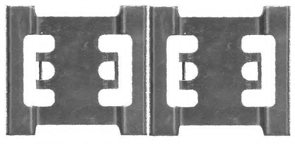 Скобы тормозных колодок BEHR/HELLA 8DZ 355 205-141