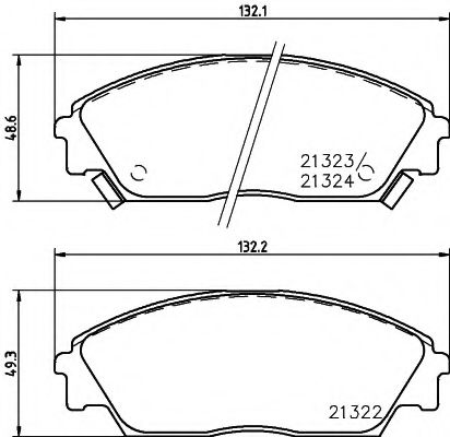 Тормозные колодки BEHR/HELLA 8DB 355 005-661
