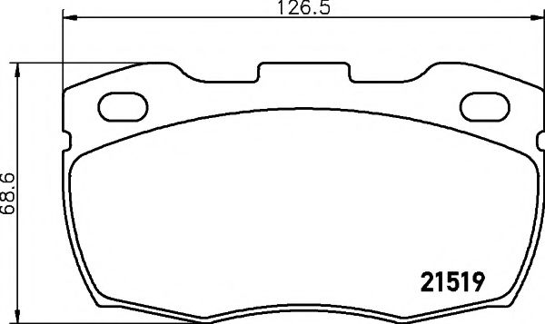 Тормозные колодки BEHR/HELLA 8DB 355 005-861