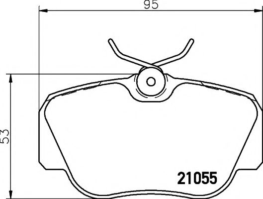 Тормозные колодки BEHR/HELLA 8DB 355 006-181