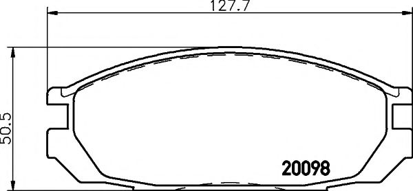 Тормозные колодки BEHR/HELLA 8DB 355 006-251