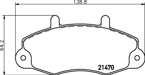 Тормозные колодки BEHR/HELLA 8DB 355 006-391