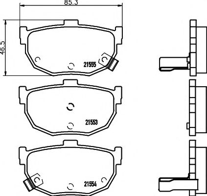Тормозные колодки BEHR/HELLA 8DB 355 006-411