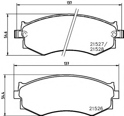 Тормозные колодки BEHR/HELLA 8DB 355 006-421