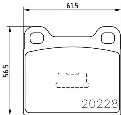 Тормозные колодки BEHR/HELLA 8DB 355 006-531