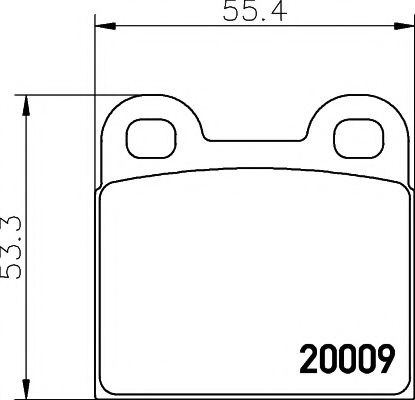 Тормозные колодки BEHR/HELLA 8DB 355 006-991