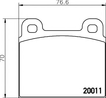 Тормозные колодки BEHR/HELLA 8DB 355 017-451