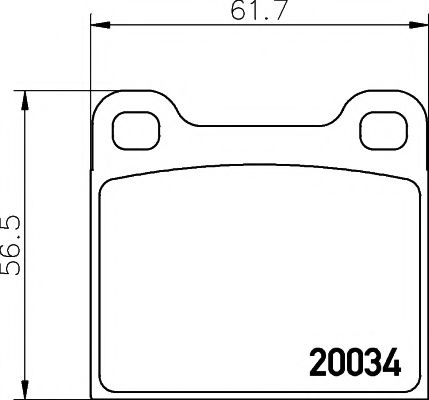 Тормозные колодки BEHR/HELLA 8DB 355 007-021