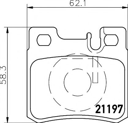 Тормозные колодки BEHR/HELLA 8DB 355 007-361