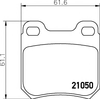 Тормозные колодки BEHR/HELLA 8DB 355 007-381