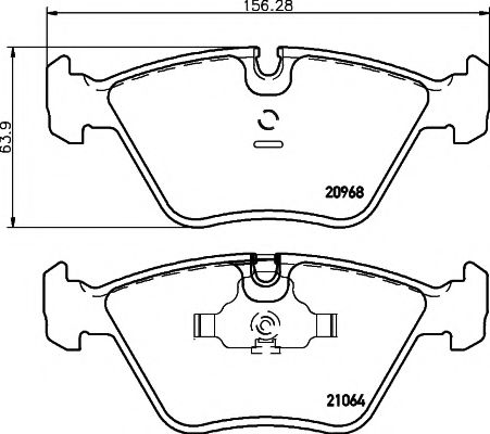 Тормозные колодки BEHR/HELLA 8DB 355 007-411