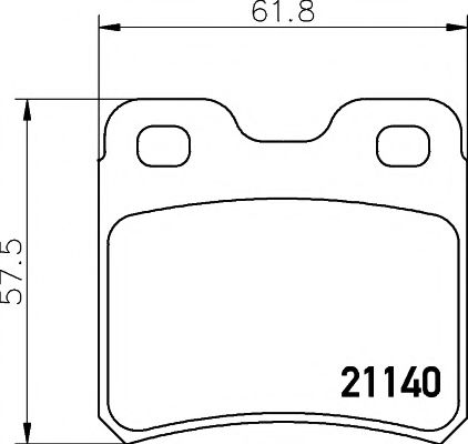 Тормозные колодки BEHR/HELLA 8DB 355 007-451