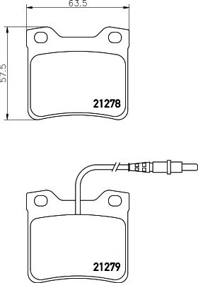 Тормозные колодки BEHR/HELLA 8DB 355 007-491
