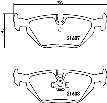 Тормозные колодки BEHR/HELLA 8DB 355 007-511