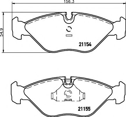Тормозные колодки BEHR/HELLA 8DB 355 007-591