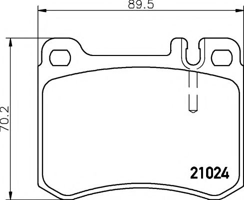 Тормозные колодки BEHR/HELLA 8DB 355 007-611