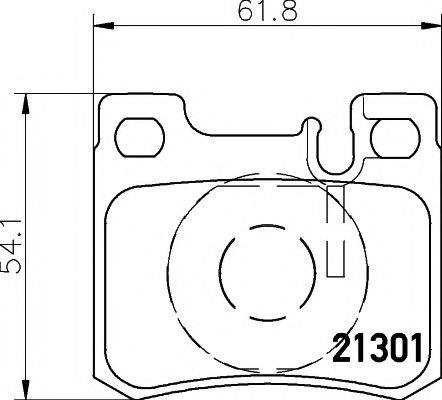 Тормозные колодки BEHR/HELLA 8DB 355 007-671