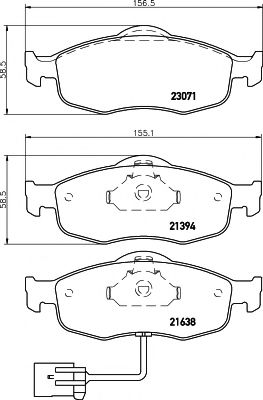 Тормозные колодки BEHR/HELLA 8DB 355 007-751