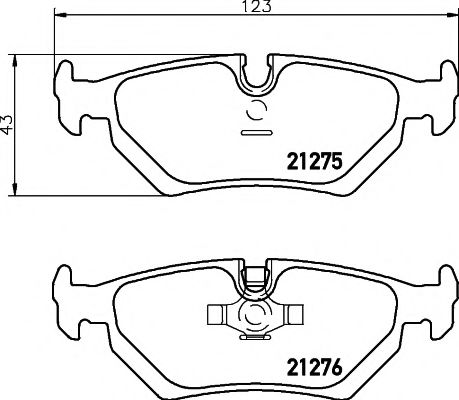 Тормозные колодки BEHR/HELLA 8DB 355 006-841