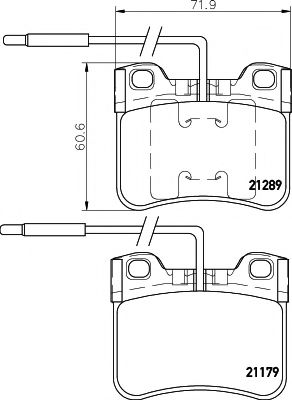 Тормозные колодки BEHR/HELLA 8DB 355 007-811