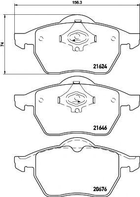 Тормозные колодки BEHR/HELLA 8DB 355 007-881