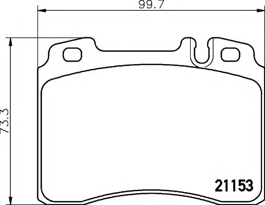 Тормозные колодки BEHR/HELLA 8DB 355 008-181