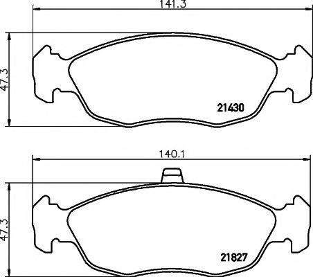 Тормозные колодки BEHR/HELLA 8DB 355 008-291