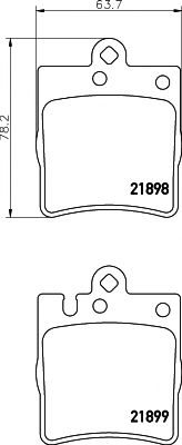 Тормозные колодки BEHR/HELLA 8DB 355 008-451