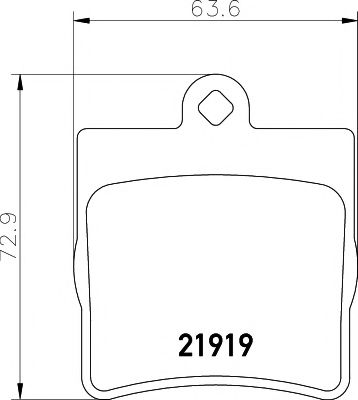 Тормозные колодки BEHR/HELLA 8DB 355 008-461