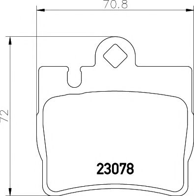 Тормозные колодки BEHR/HELLA 8DB 355 008-711