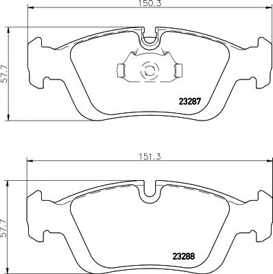 Тормозные колодки BEHR/HELLA 8DB 355 008-741