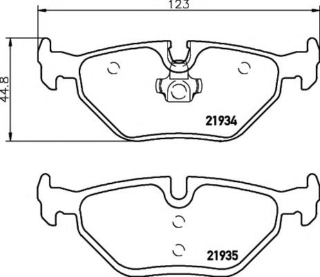 Тормозные колодки BEHR/HELLA 8DB 355 008-761