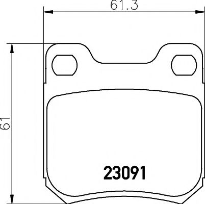 Тормозные колодки BEHR/HELLA 8DB 355 009-041