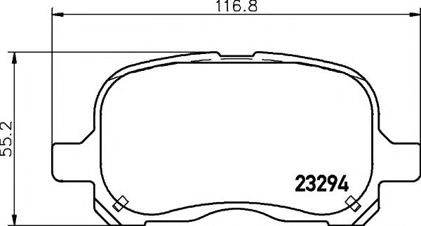 Тормозные колодки BEHR/HELLA 8DB 355 009-251