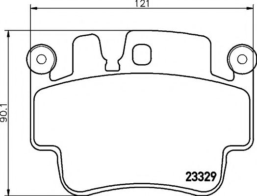 Тормозные колодки BEHR/HELLA 8DB 355 009-281