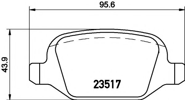 Тормозные колодки BEHR/HELLA 8DB 355 009-361