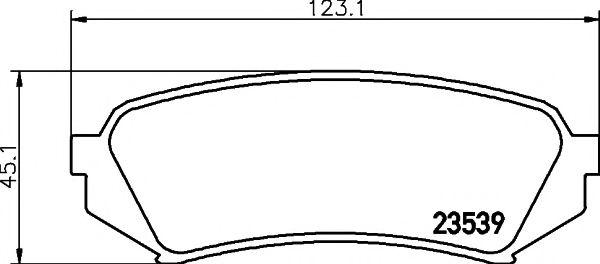 Тормозные колодки BEHR/HELLA 8DB 355 009-391