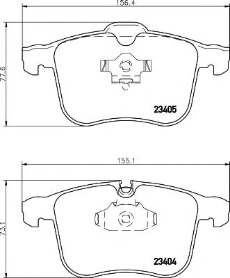Тормозные колодки BEHR/HELLA 8DB 355 009-431