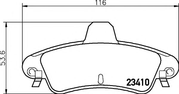 Тормозные колодки BEHR/HELLA 8DB 355 012-191