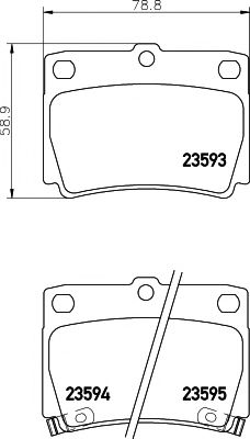 Тормозные колодки BEHR/HELLA 8DB 355 009-501