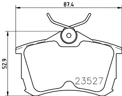 Тормозные колодки BEHR/HELLA 8DB 355 009-511