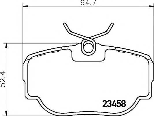 Тормозные колодки BEHR/HELLA 8DB 355 009-541