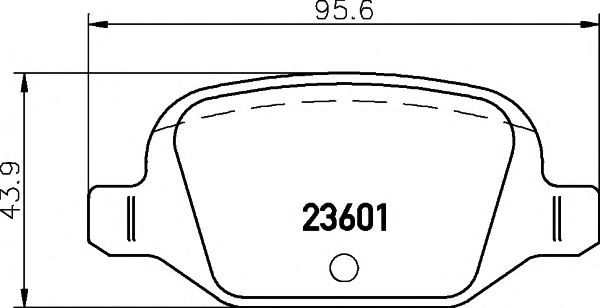 Тормозные колодки BEHR/HELLA 8DB 355 009-551