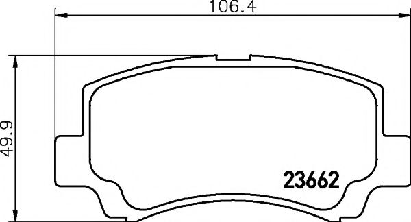 Тормозные колодки BEHR/HELLA 8DB 355 009-681